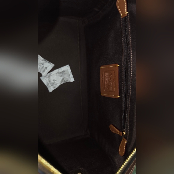 Coach Large Rowan - Brown Suede - Picture 6 of 8